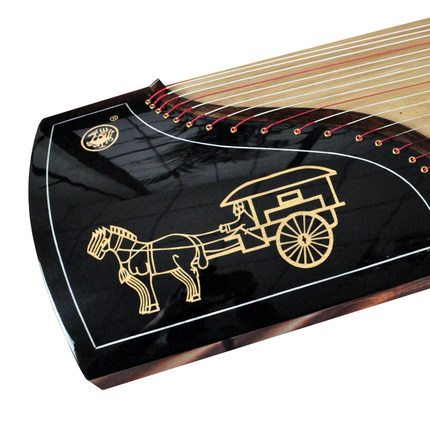 西安朱雀古筝 520型 高级专业演奏筝 汉马图案